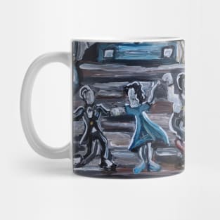 Swing Dancing Hall of the 1940s Mug